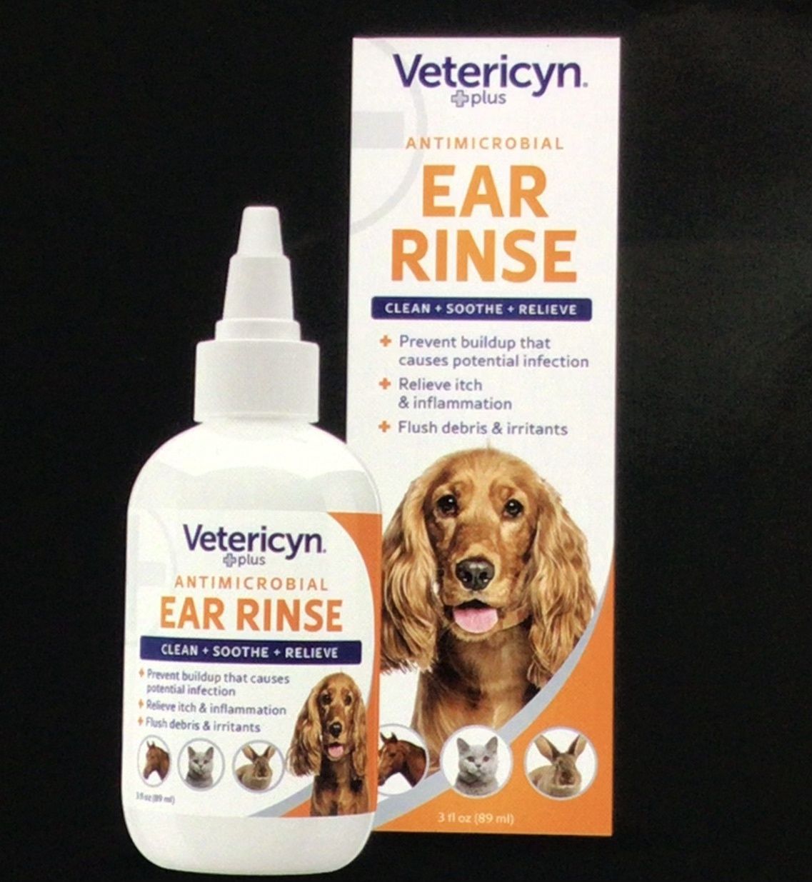 ALL ANIMAL EAR RINSE 3oz 1027 VETERICYN 6/c