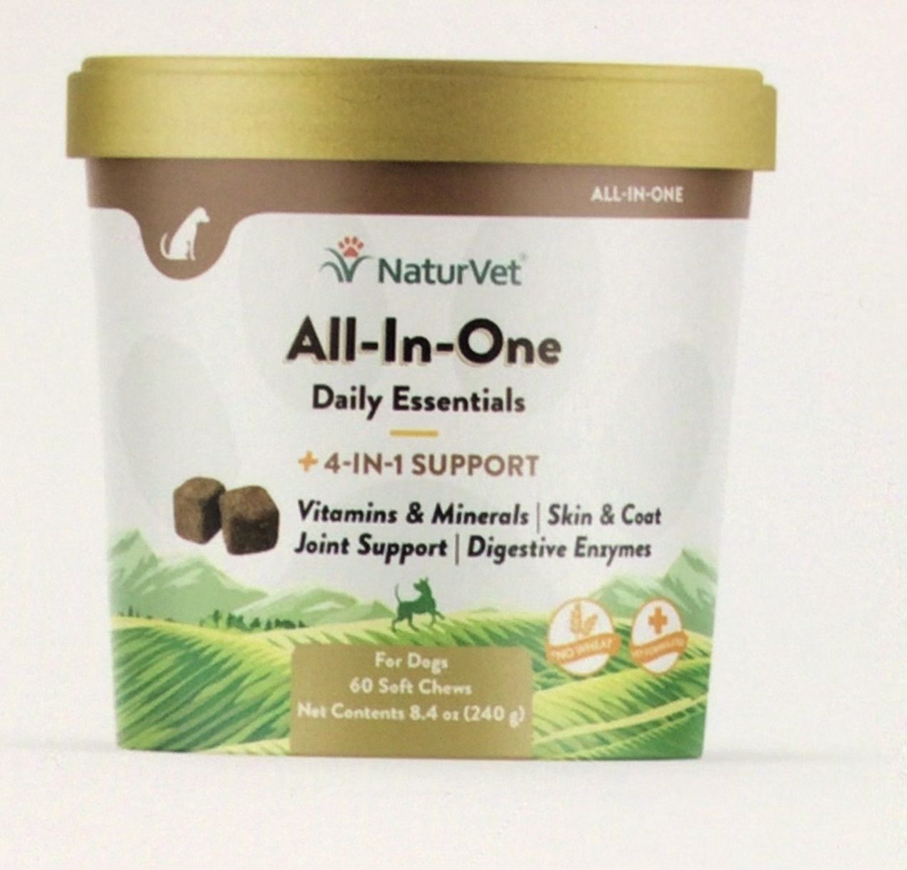 ALL-IN-ONE SOFT CHEW 60ct 79903691 NATURVET 12/cs