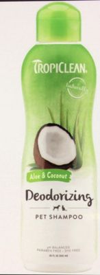 ALOE &amp; COCONUT SHAMPOO 20oz DEODORIZING TRALSH20Z TROPI 12/cs