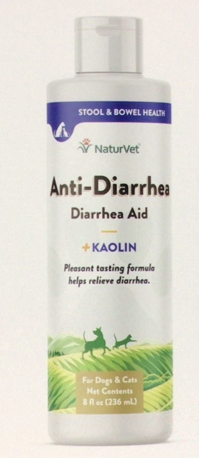 ANTI-DIARRHEA DOGS/CATS 8oz 79900165 NATURVET 12/cs