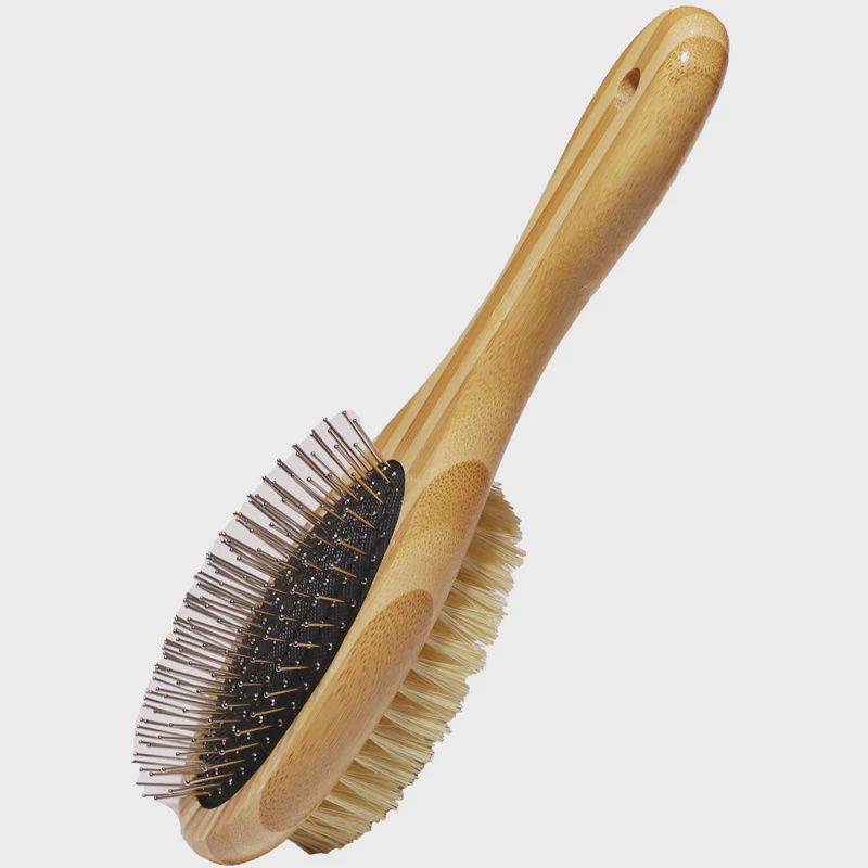 BAMBOO BRISTLE BRUSH MED/LARGE W6446 COA 12/cs