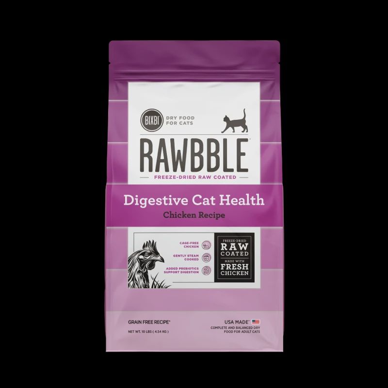 BIXBI CAT RAWBBLE CHICKEN, DIGESTIVE HEALTH KIBBLE
