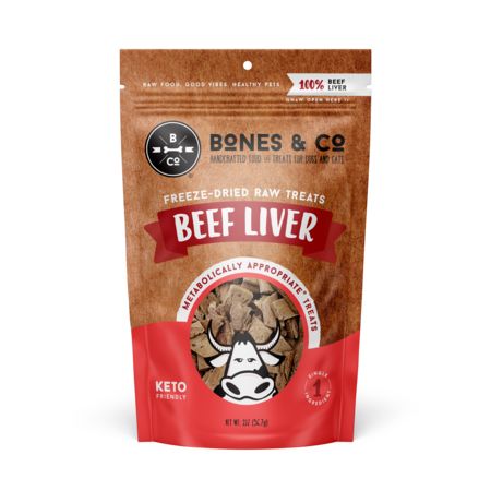 BONES DOG CAT BEEF LIVER FD TREAT 2OZ 10=CS