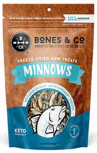 BONES DOG CAT MINNOWS FD TREAT 1OZ 10=CS