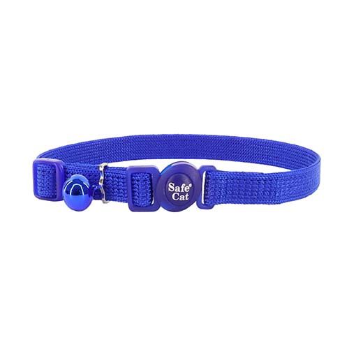 BREAKAWAY CAT COLLAR BLUE 7001 8-12" 3/8" 12/CS COA
