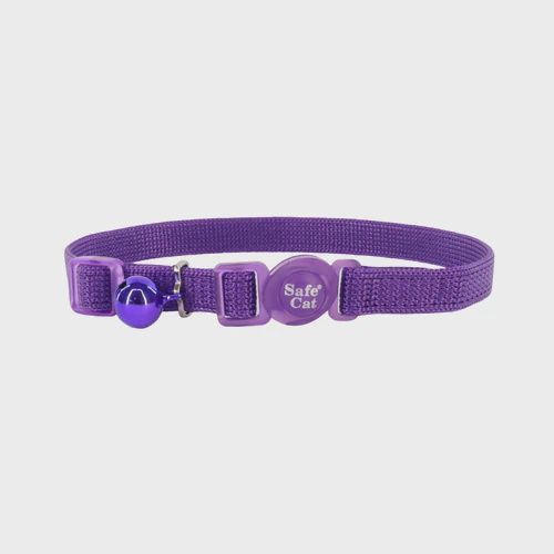 BREAKAWAY CAT COLLAR PURPLE 7001 8-12" 3/8" 12/CS COA