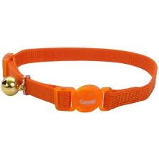 BREAKAWAY CAT COLLAR SNST ORANGE 8-12" 7001 12/CS COA