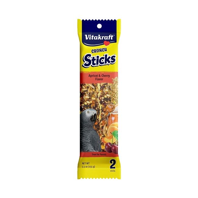 PARROT STICKS APRICOT/ CHERRY 5.5oz 31689 VITA 18/c