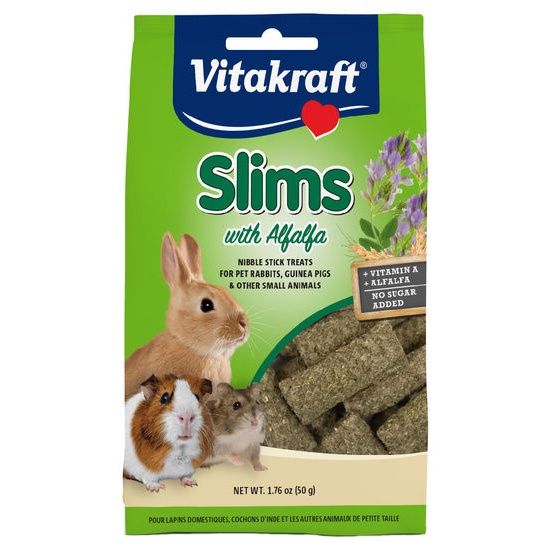 RABBIT/SM ANIMAL ALFALFA SLIMS 1.76oz 25676 VITA 35/cs