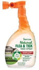 NATURAL FLEA &amp; TICK YARD SPRAY 32oz FTYDSP32Z TROPI 12/cs