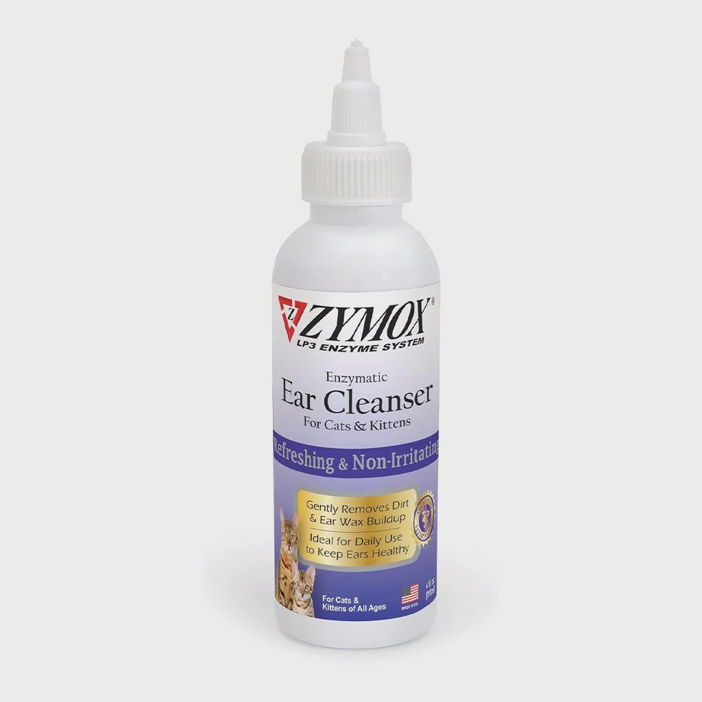 ZYMOX CAT/KITTEN EAR CLEANSER 4oz RZFEC0400 ZYMOX 48/cs