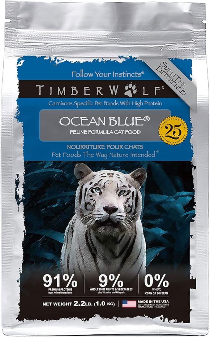 TIMBERWOLF CAT LEGENDS SALMON, OCEAN BLUE