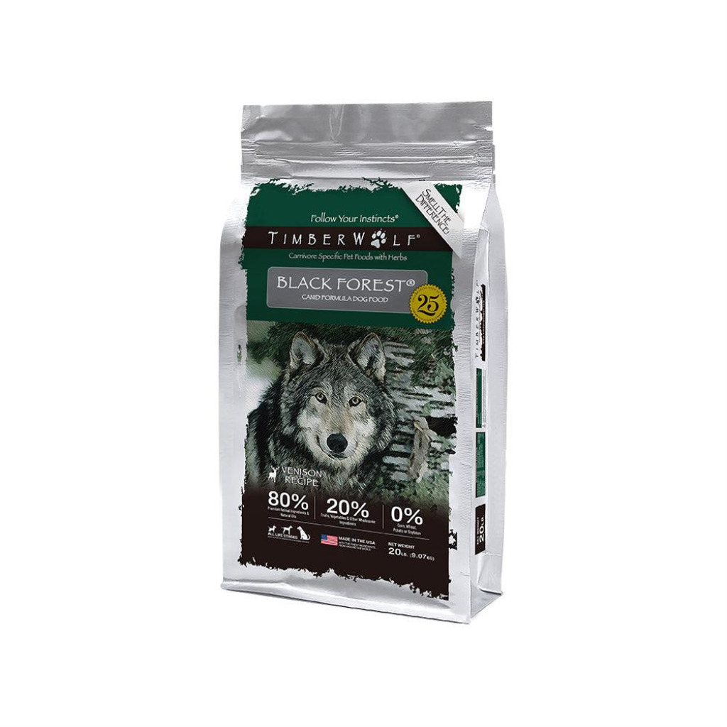 TIMBERWOLF DOG LEGENDS VENISON BLACK FOREST, LB: 20
