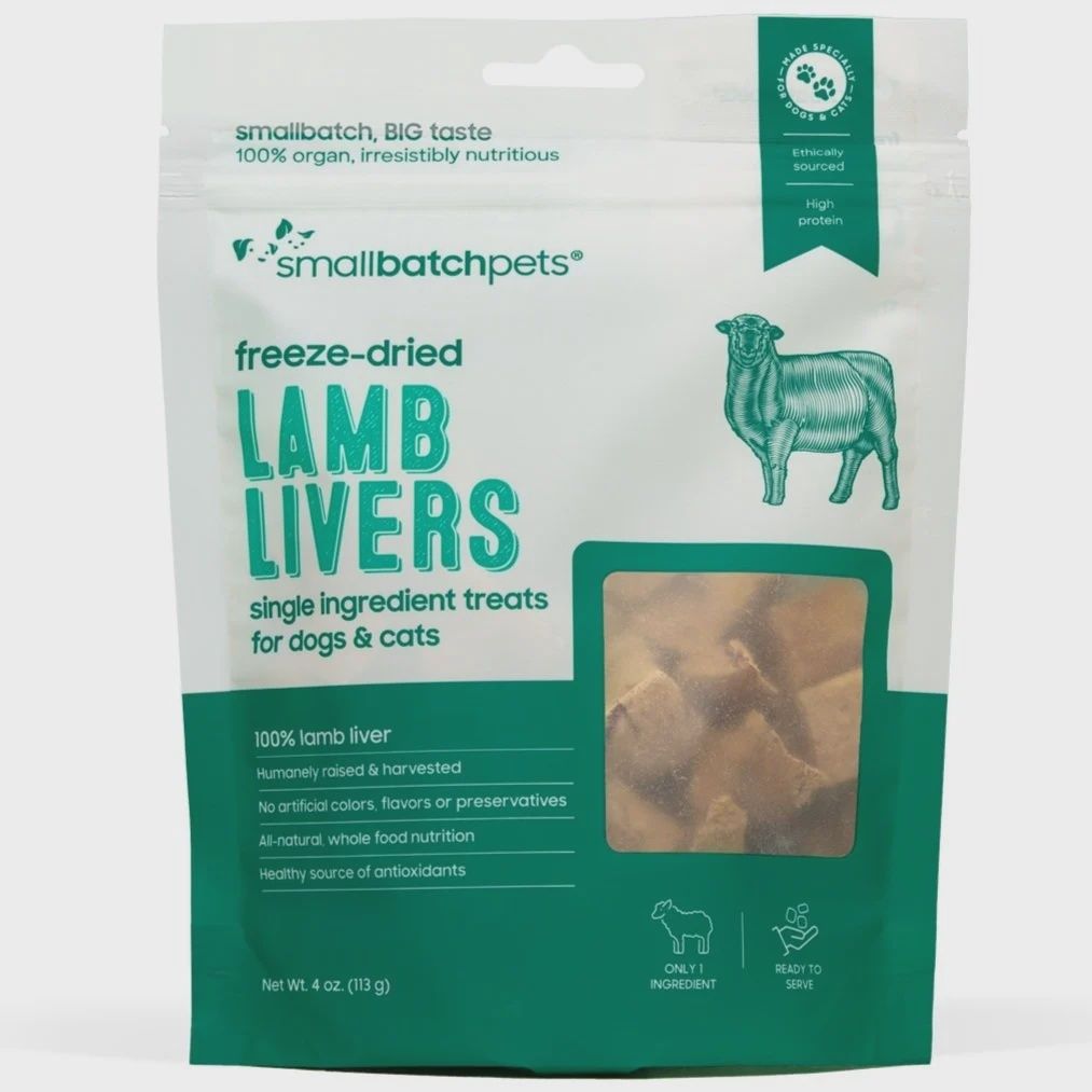 SMALLBATCH DOG CAT LIVER LAMB FD TREAT