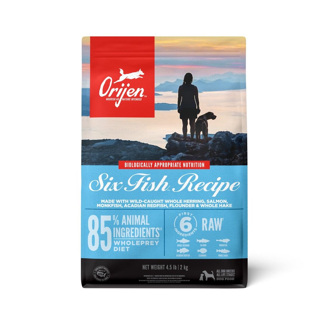 ORIJEN DOG SIX FISH 4.5LB 7=CS