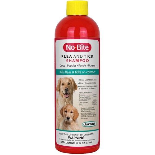 NO-BITE SHAMPOO 12oz 011-51012 DURVET 12/cs 1944/plt