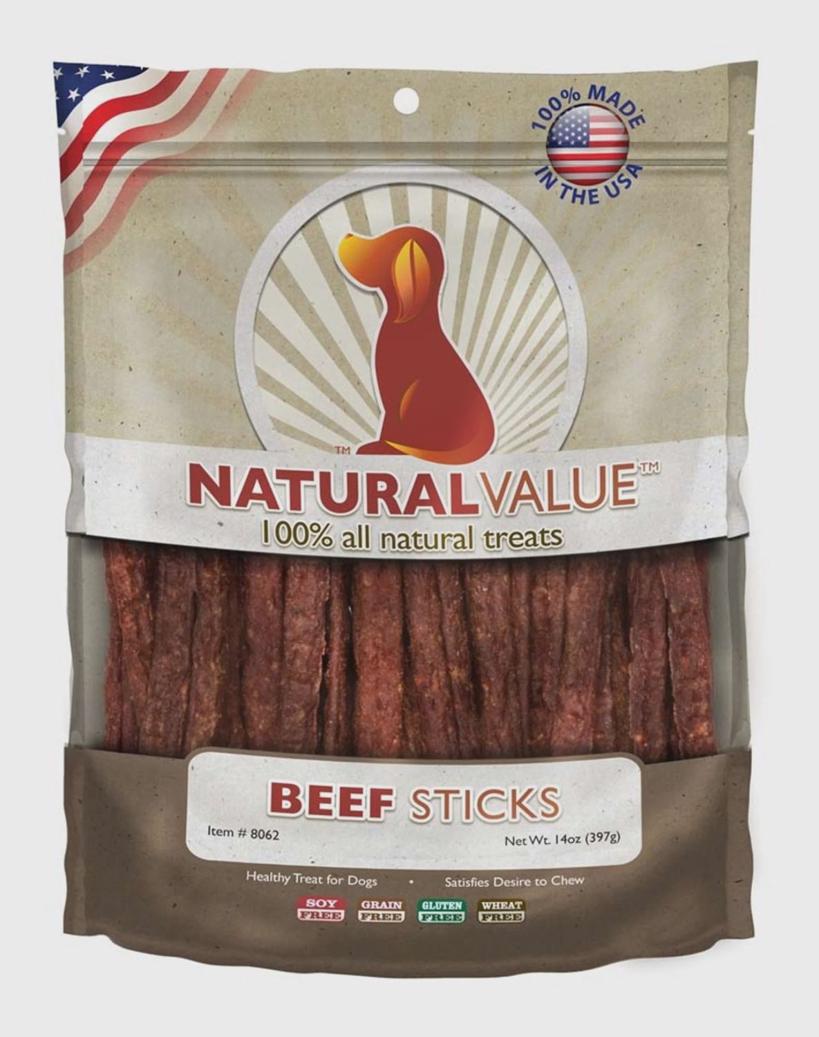 NATURAL VALUE SOFT CHEW BEEF STICKS