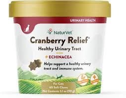 CRNBRRY RELIEF PLUS SOFT CHEW 60ct 79903696 NATURVET 12/cs