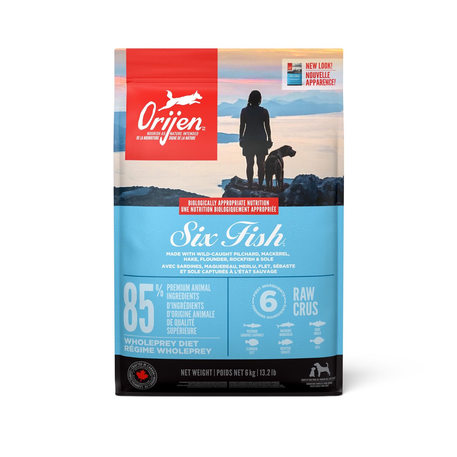 ORIJEN DOG SIX FISH 13LB