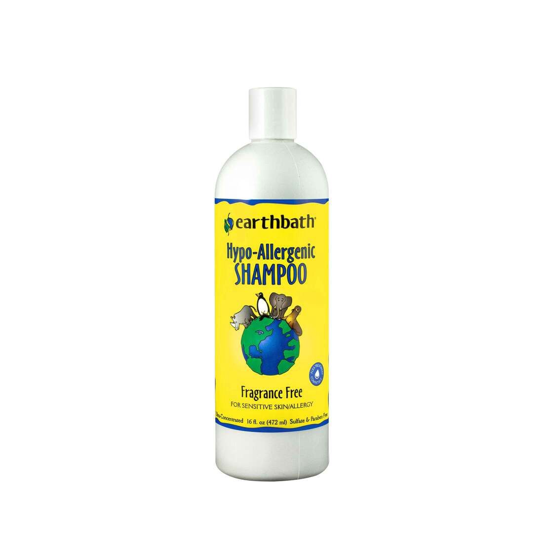 HYPO ALLERGENIC SHAMPOO 16oz 02051 EART 12/cs