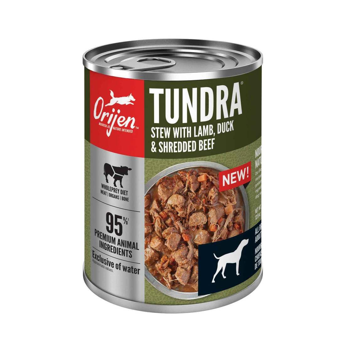 ORIJEN DOG TUNDRA STEW CAN 12.8OZ 12/CS