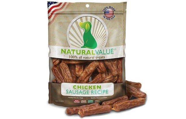 NATURAL VALUE SOFT CHEW CKN SAUSAGES