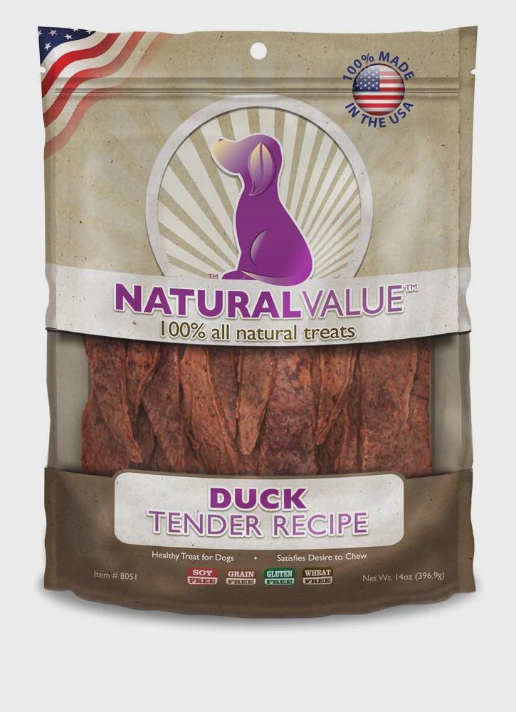 NATURAL VALUE SOFT CHEW DUCK TENDERS