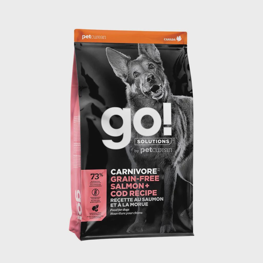 GO! CARN GF SALMON/COD 22# DOG 1303045 PETCUREAN 49/plt