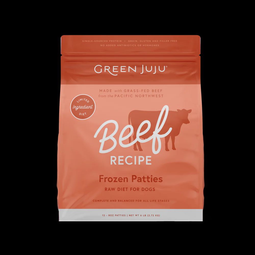 GREEN JUJU DOG CAT SLIDERS BEEF