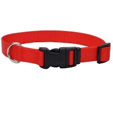 COLLAR NYLON ADJ 3/8" RED 6301 XSMALL 8-12" COA