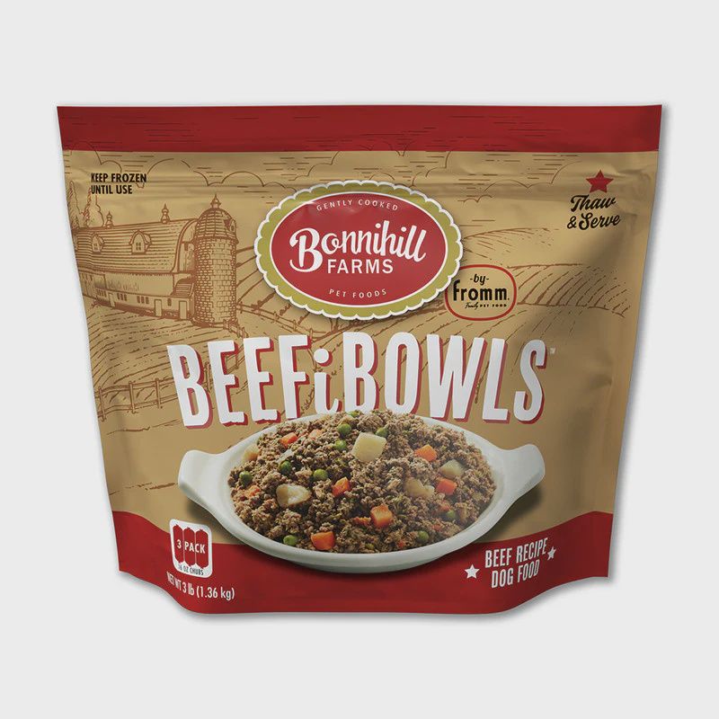 FROMM BONNIHILL FARMS DOG BEEFIBOWLS CHUB