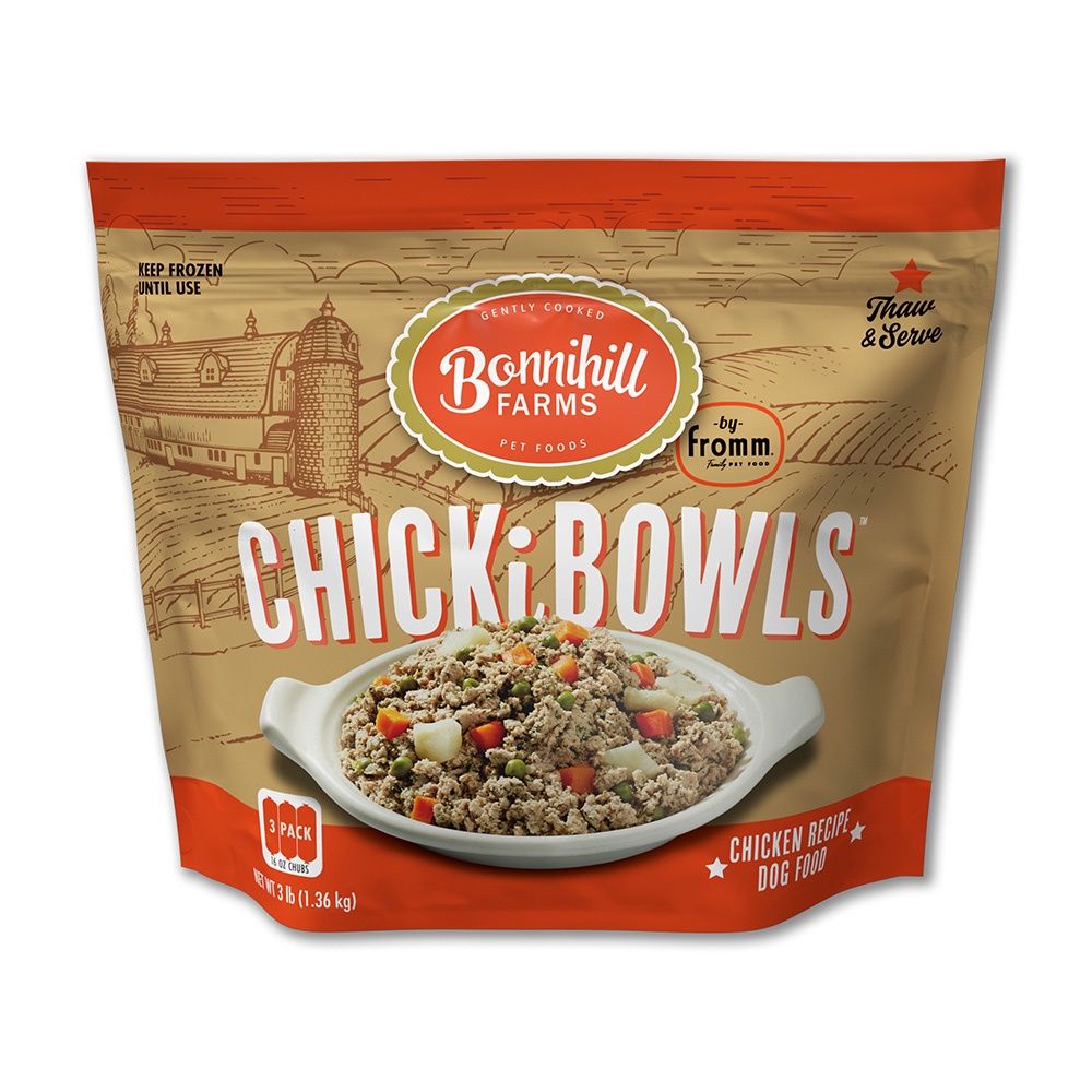 FROMM BONNIHILL FARMS DOG CHICKIBOWLS CHUB