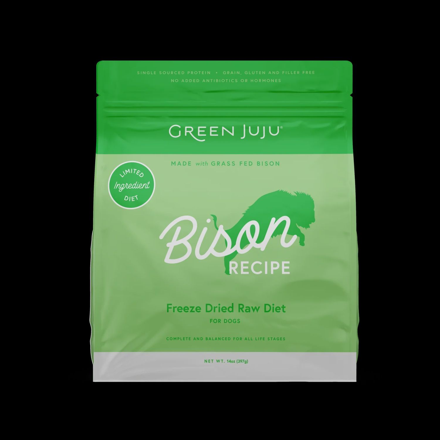 GREEN JUJU DOG LIMITED INGREDIENT DIET BISON FD