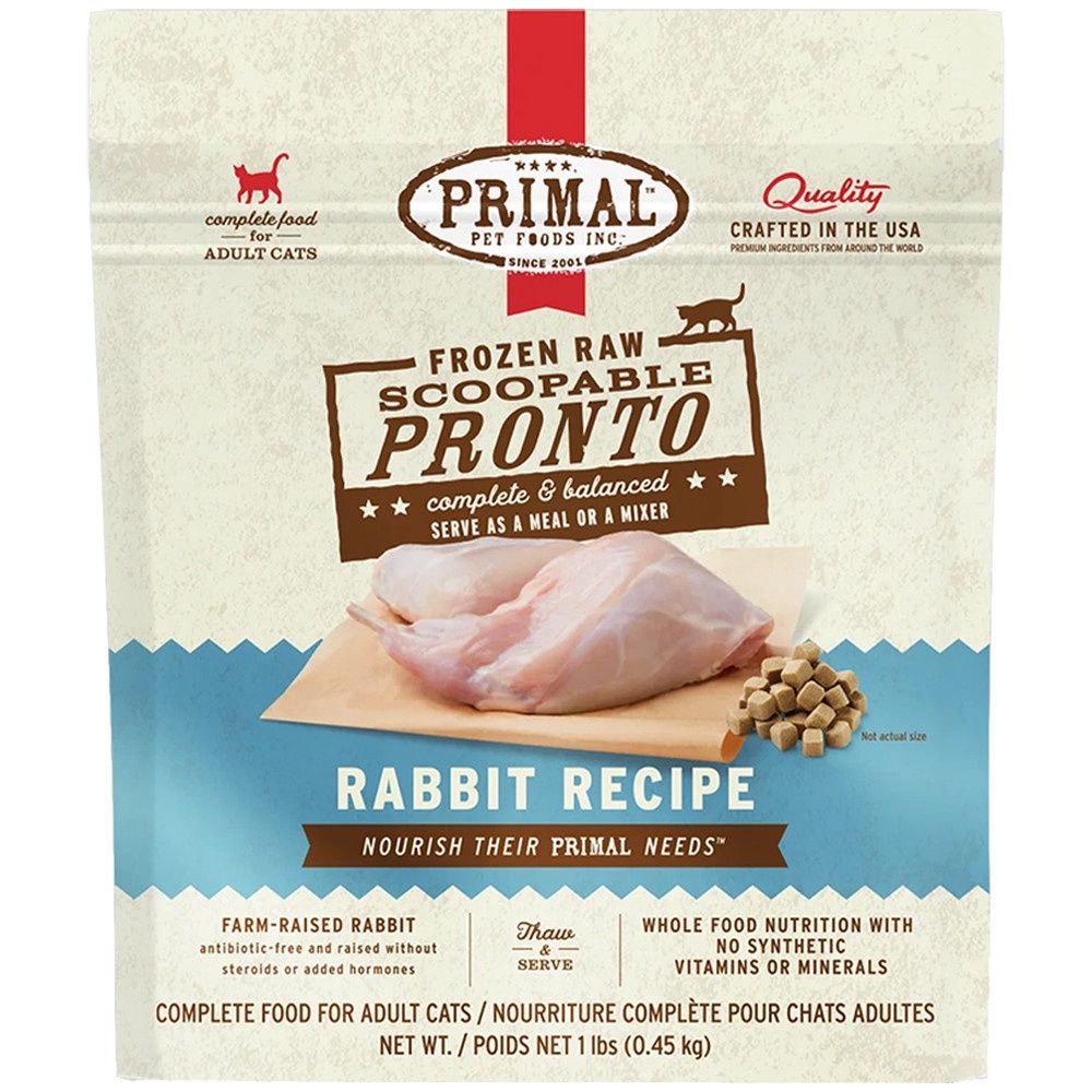 PRIMAL CAT PRONTO RABBIT FROZEN