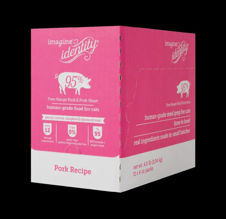 IDENTITY CAT GENTLY COOKED IMAGINE, PORK FROZEN 6OZ 12/CS