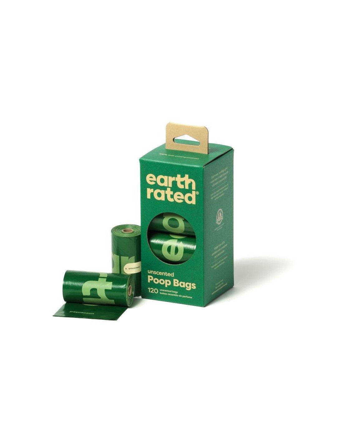 EARTH RATED 120CT BAGS ON 8 REFILL ROLLS UNSCENTED