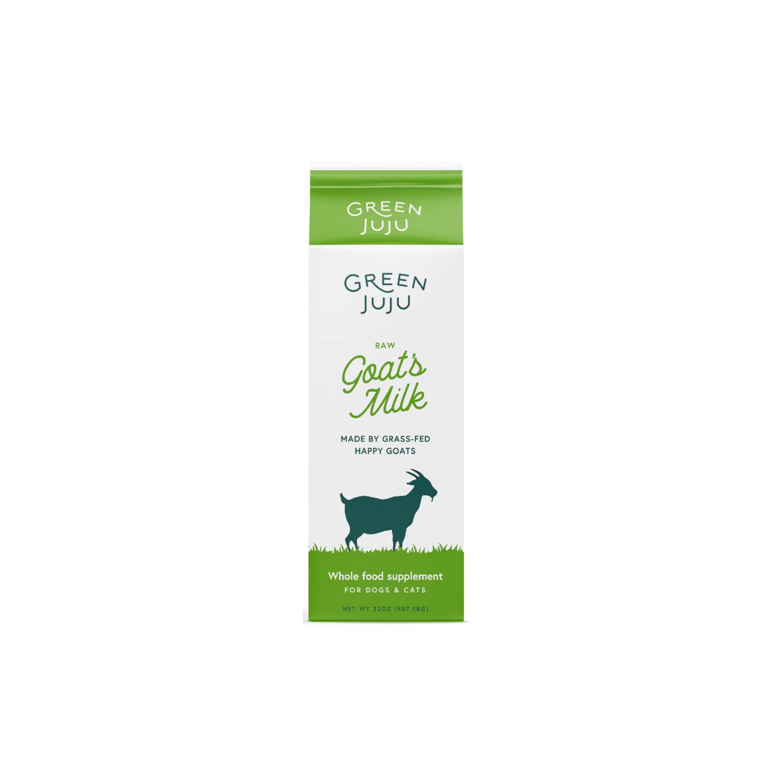 GREEN JUJU DOG CAT RAW GOAT MILK FROZEN, OZ: 32