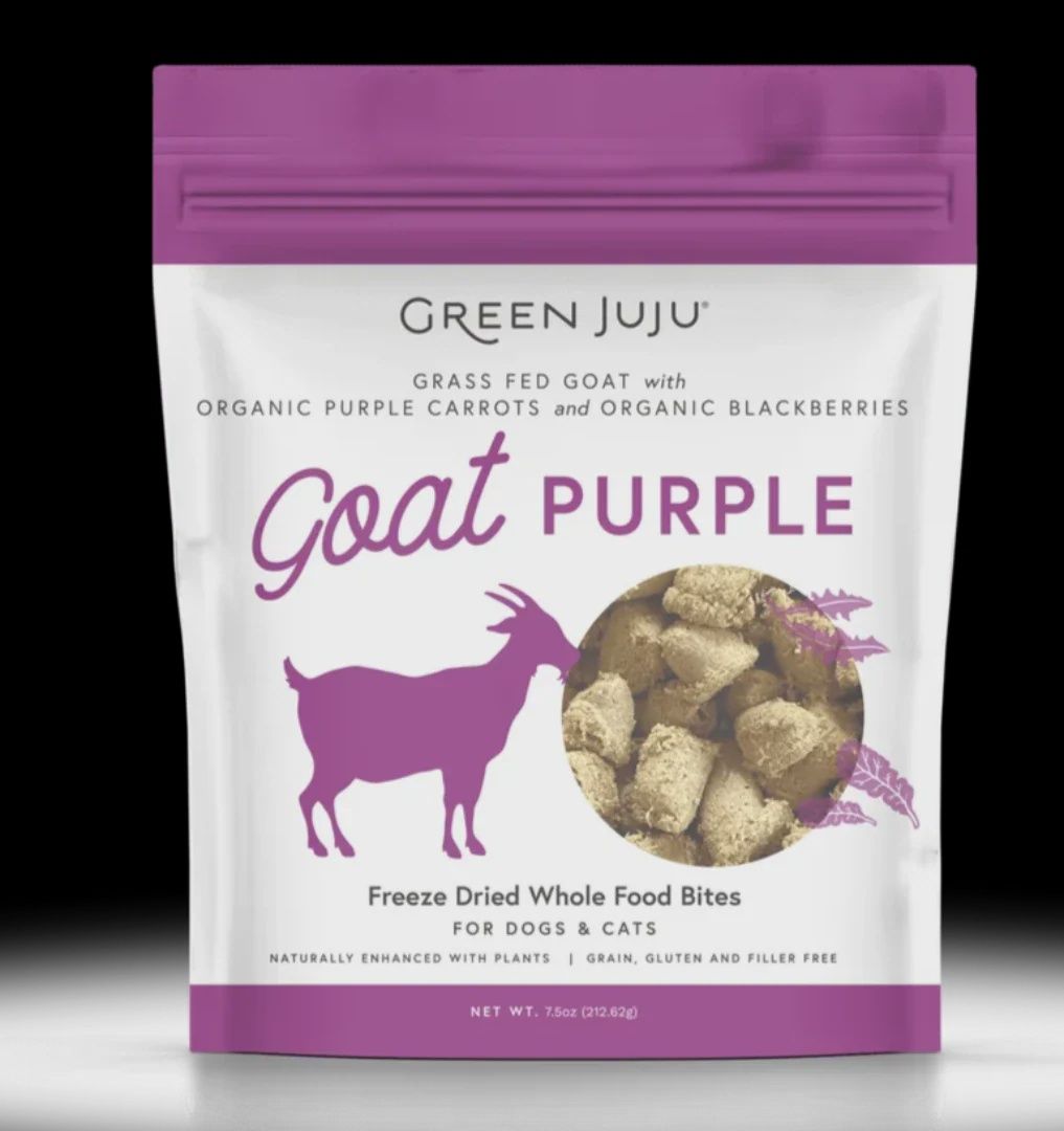 GREEN JUJU DOG CAT WHOLE FOOD BITES GOAT PURPLE GREEN JUJU DOG CAT WHOLE FOOD BITES GOAT PURPLE