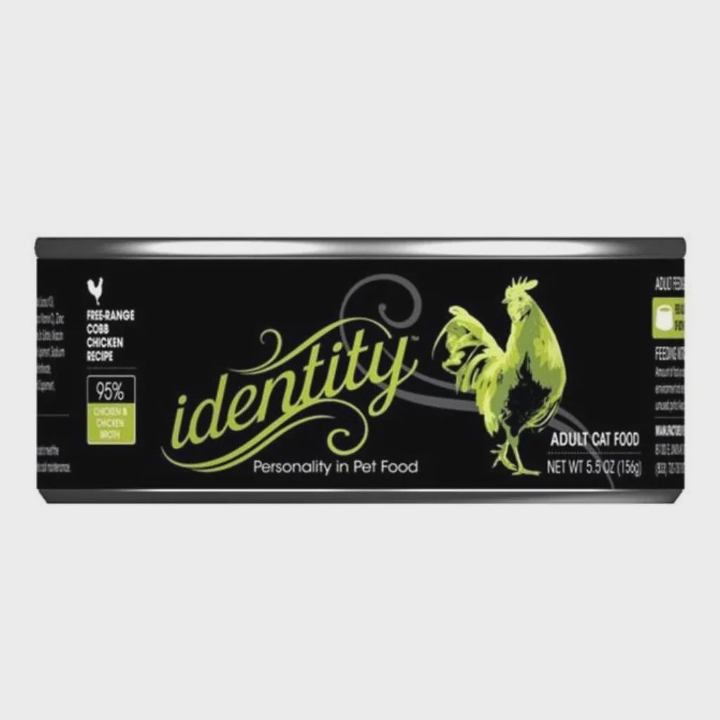 IDENTITY CAT CHICKEN CAN 5.5OZ 24/CS