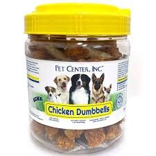CHICKEN DUMBBELLS CAN 1# CHD-016MC PET CENTER 24/cs
