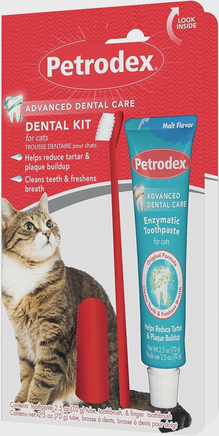 SENTRY PETRODEX DENTAL KIT CAT MALT 22544 SERGEANT 12/C