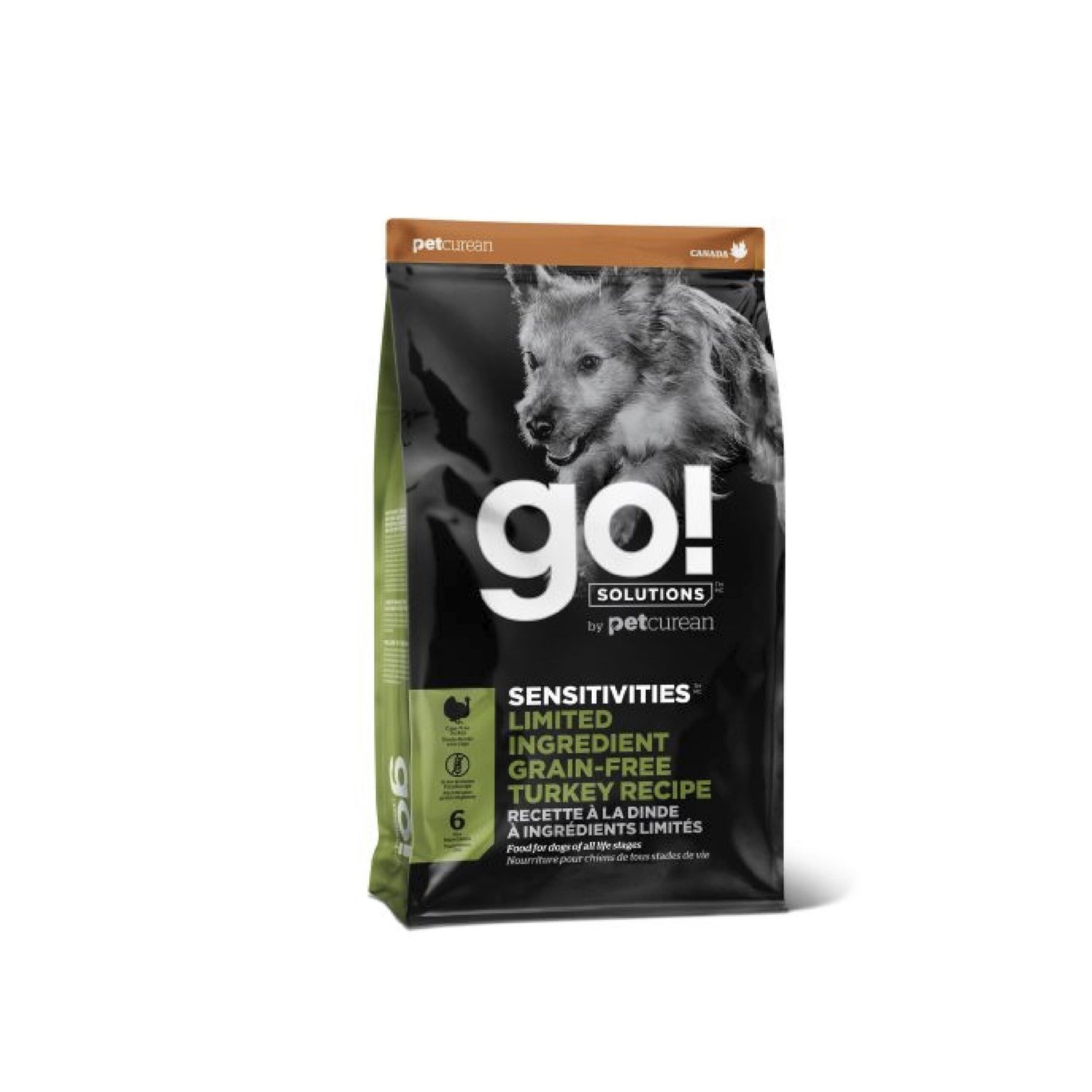 GO! SENS GF TURKEY22# DOG 1303125 PETCUREAN 49/plt