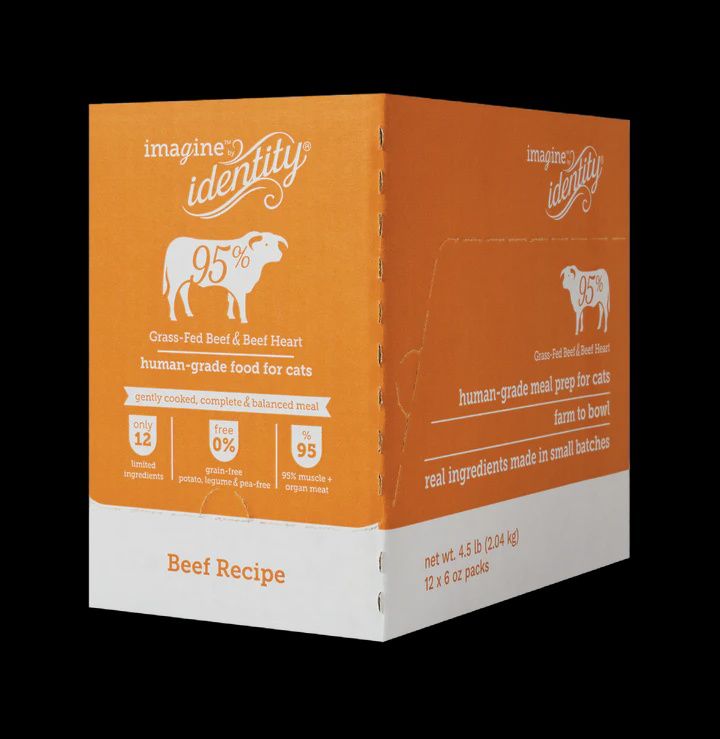 IDENTITY CAT GENTLY COOKED IMAGINE, BEEF FROZEN 6OZ 12/CS
