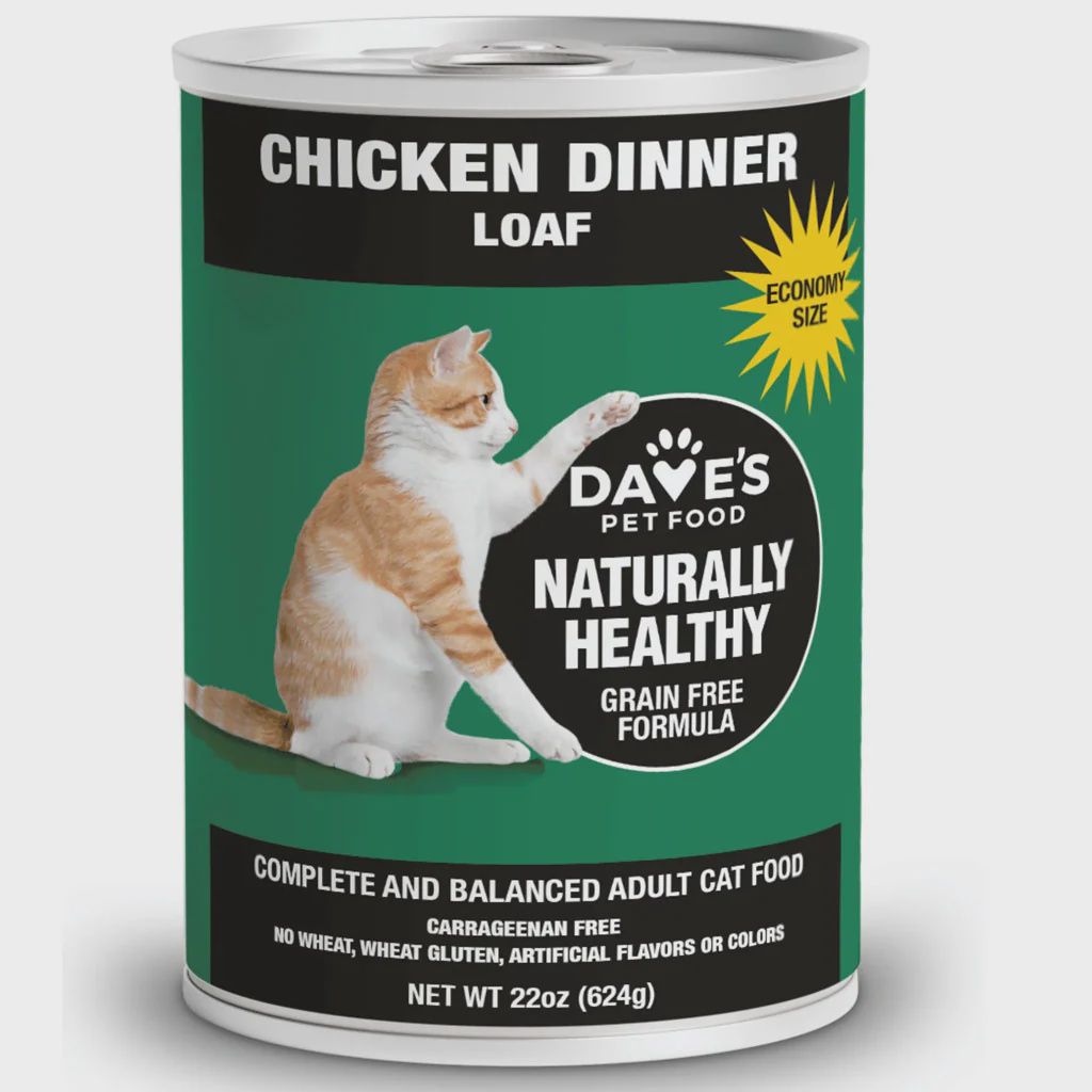 NATURALLY HEALTHY CHICKEN FORMULA 22oz 17816 DAVE'S 12/cs
