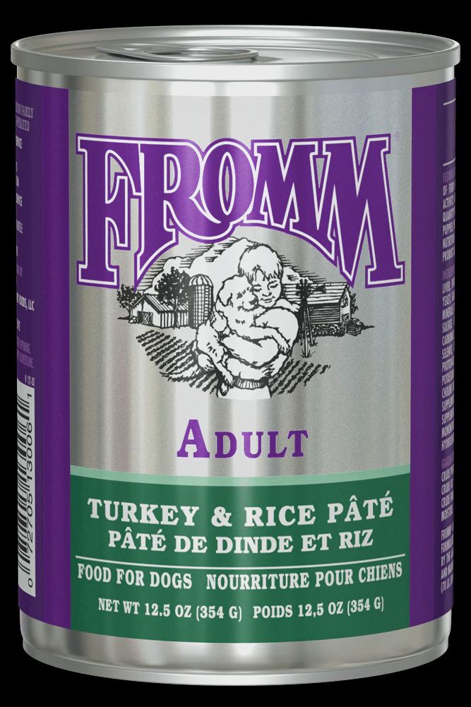 FROMM DOG CLASSIC TURKEY RICE PATE CAN