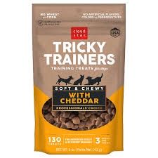 CHEWY TRICKY TRAINER CHEDDAR CHEESE 5 OZ 16100Q CLOUD 24/CS