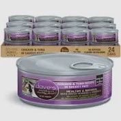 CHICKEN &amp; TUNA IN SAUCEY PATE CAT 5.5oz 18585 DAVES 24/cs