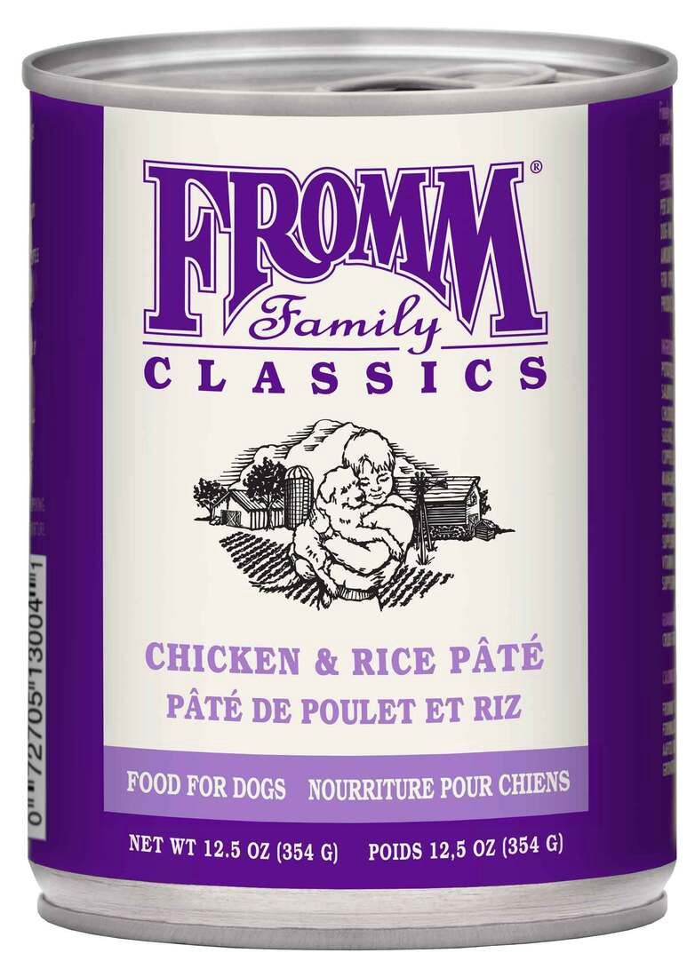 FROMM DOG CLASSIC CHICKEN RICE PATE CAN