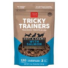 CHEWY TRICKY TRAINERS TREATS SALMON 5oz 6300Q CLOUD 24/CS