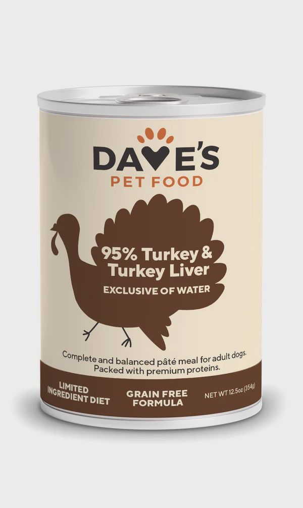 95% PREMIUM TURKEY &amp; TURKEY LIVER DOG